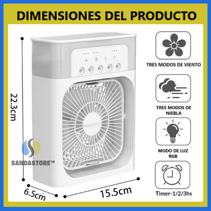 AquaBreeze™ - Ventilador Humidificador