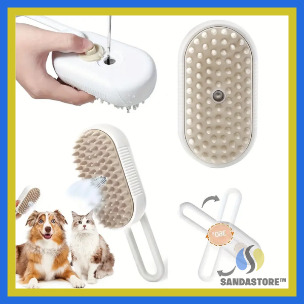 PetClean™ - Cepillo Para Mascotas a Vapor Recargable