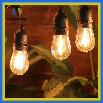 DecoLight™ - Guirnalda Vintage para Ampolletas Impermeable